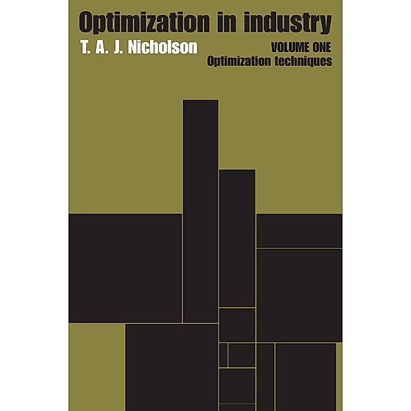 Optimization in Industry, T. A. J. Nicholson