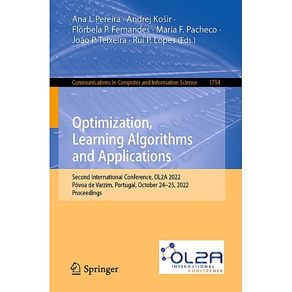 Optimization, Learning Algorithms and Applications