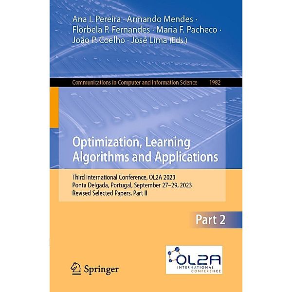 Optimization, Learning Algorithms and Applications / Communications in Computer and Information Science Bd.1982