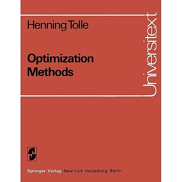 Optimization Methods / Universitext, H. Tolle