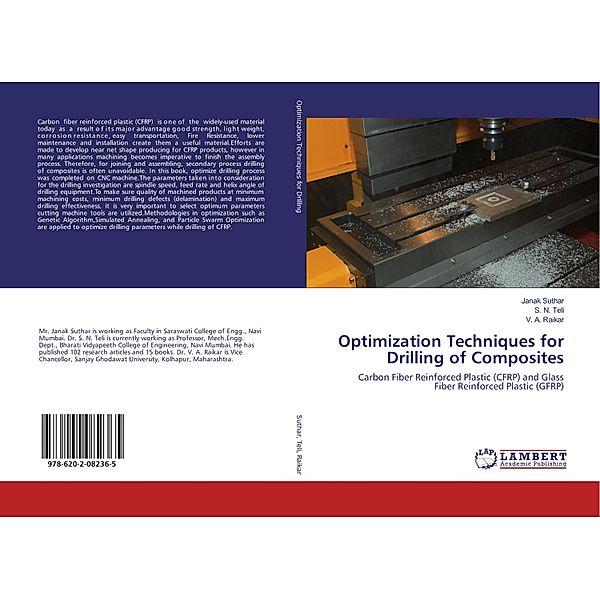 Optimization Techniques for Drilling of Composites, Janak Suthar, S. N. Teli, V. A. Raikar
