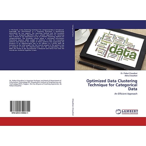 Optimized Data Clustering Technique for Categorical Data, Pallavi Chaudhari, Abha Chaudhari