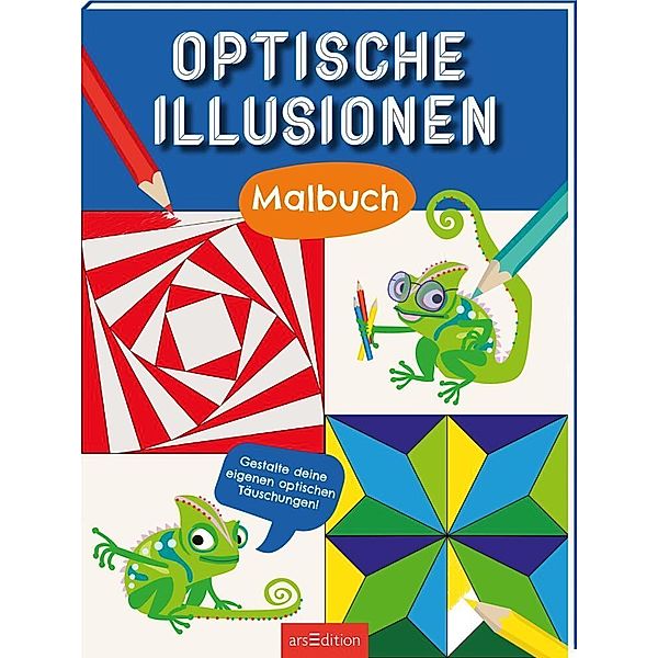 Optische Illusionen - Malbuch