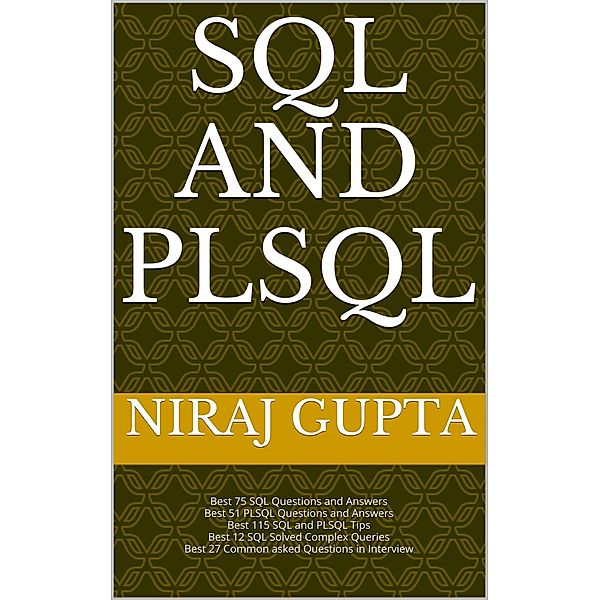 Oracle SQL and PL/SQL, Niraj Gupta