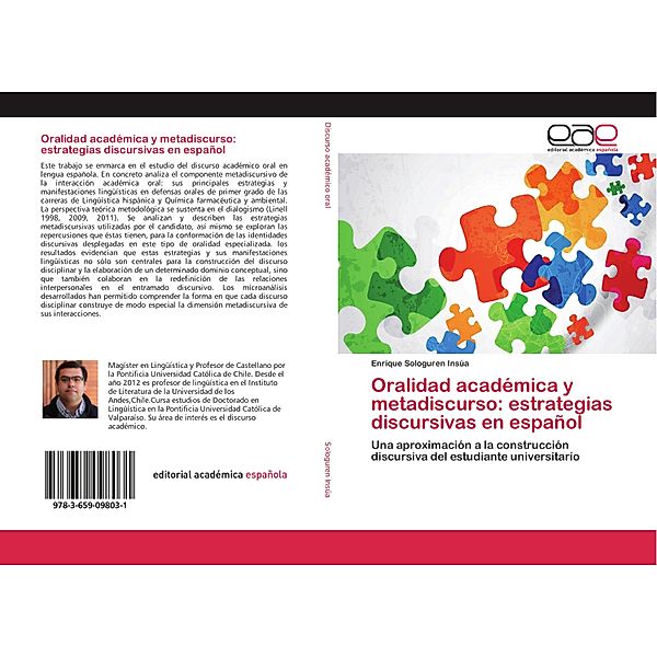 Oralidad académica y metadiscurso: estrategias discursivas en español, Enrique Sologuren Insúa