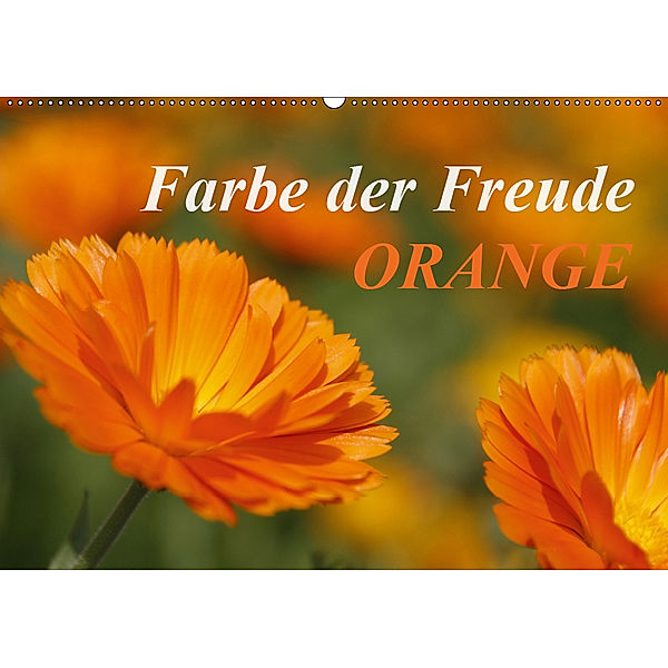 ORANGE - Farbe der Freude (Wandkalender 2019 DIN A2 quer), Antje Lindert-Rottke