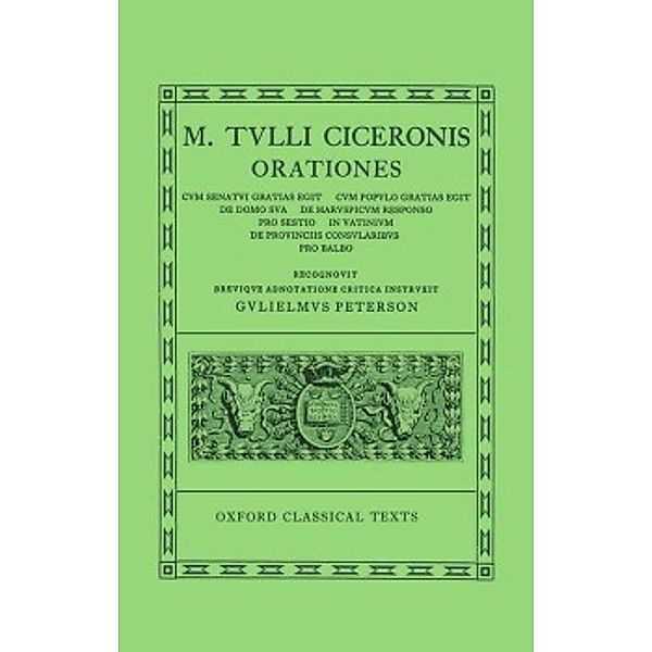 Orationes, Cicero