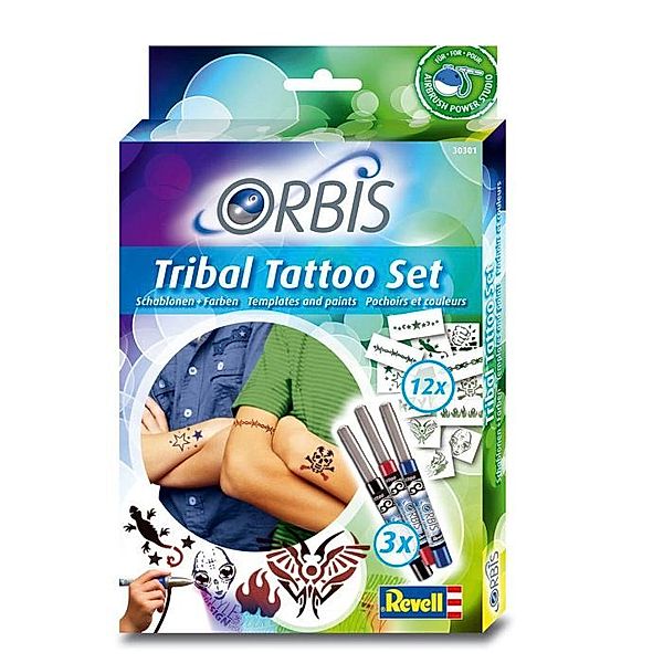 Orbis Airbrush Tribal Tatto Set