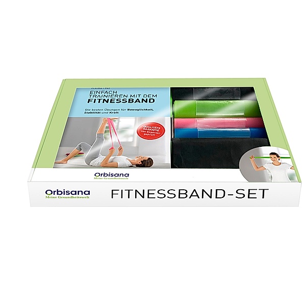 Orbisana Fitnessband-Set inkl. Ratgeber, Claudia Lenz