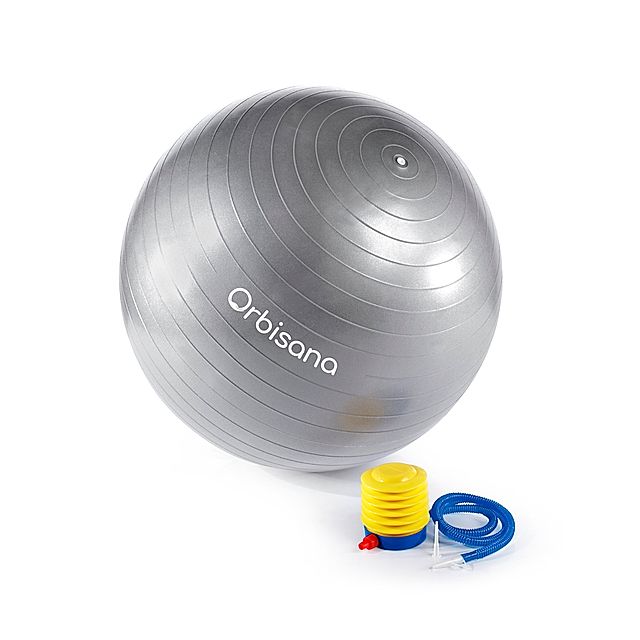 Gymnastikball, grau, 65cm Durchmesser bei Orbisana kaufen