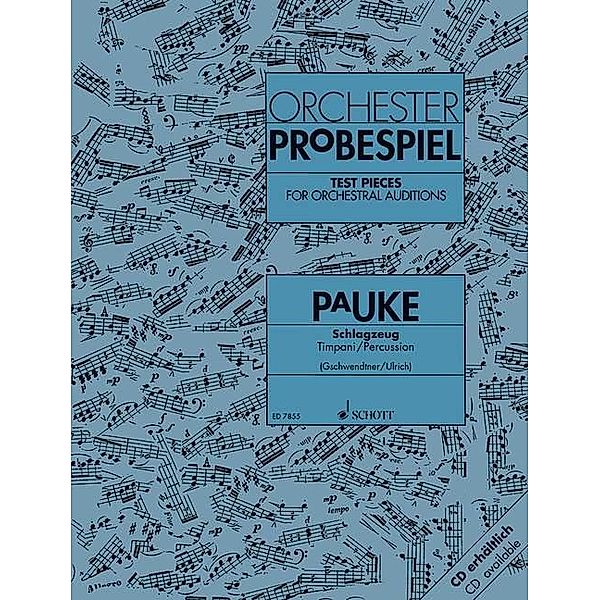 Orchester-Probespiel Pauke / Schlagzeug