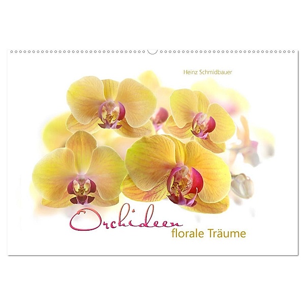 Orchideen florale Träume (Wandkalender 2024 DIN A2 quer), CALVENDO Monatskalender, Heinz Schmidbauer