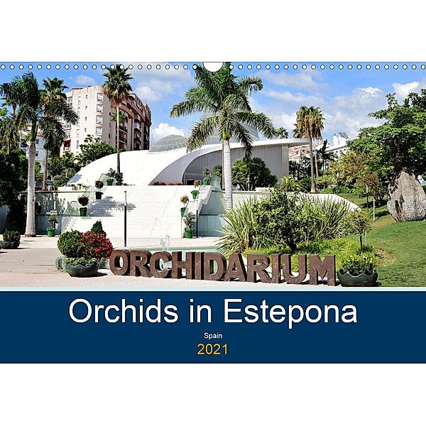 Orchids in Estepona Spain (Wall Calendar 2021 DIN A3 Landscape), Jon Grainge