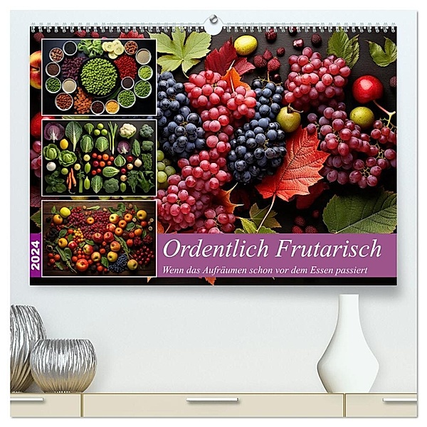 Ordentlich Frutarisch (hochwertiger Premium Wandkalender 2024 DIN A2 quer), Kunstdruck in Hochglanz, Kerstin Waurick