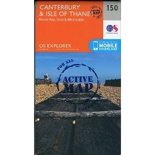 Ordnance Survey: Canterbury and the Isle of Thanet 1 : 25 00, Ordnance Survey