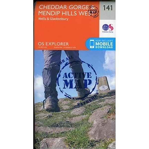 Ordnance Survey: Cheddar Gorge and Mendip Hills West 1 : 25, Ordnance Survey