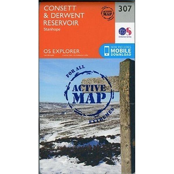 Ordnance Survey: Consett and Derwent Reservoir 1 : 25 000, Ordnance Survey