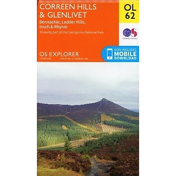 Ordnance Survey: Coreen Hills & Glenlivet 1 : 25 000, Ordnance Survey