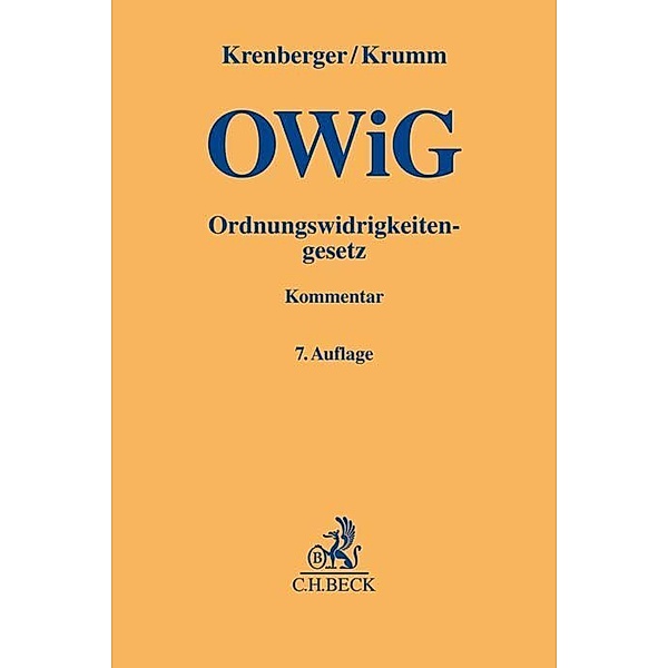 Ordnungswidrigkeitengesetz, Joachim Bohnert, Benjamin Krenberger, Carsten Krumm