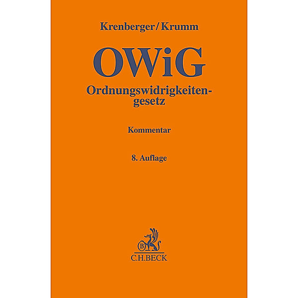 Ordnungswidrigkeitengesetz, Joachim Bohnert, Benjamin Krenberger, Carsten Krumm