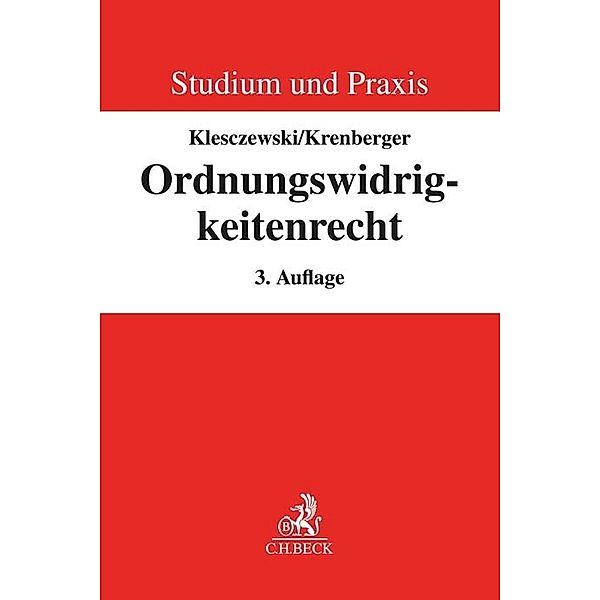 Ordnungswidrigkeitenrecht, Diethelm Klesczewski, Benjamin Krenberger