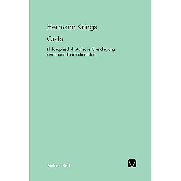 Ordo, Hermann Krings