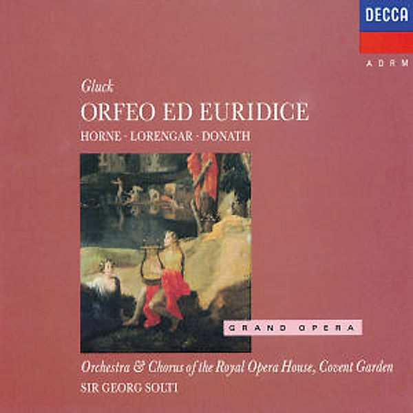 Orfeo Ed Euridice (Ga), Horne, Lorengar, Solti, Roho