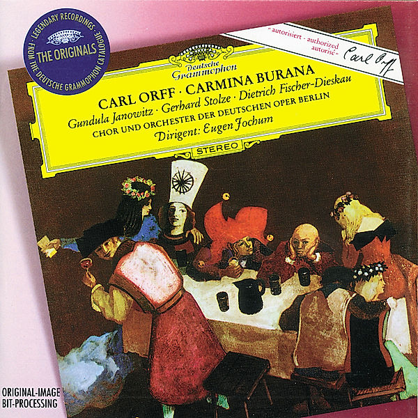 Orff: Carmina Burana, Dietrich Fischer-Dieskau, Eugen Jochum, Odob