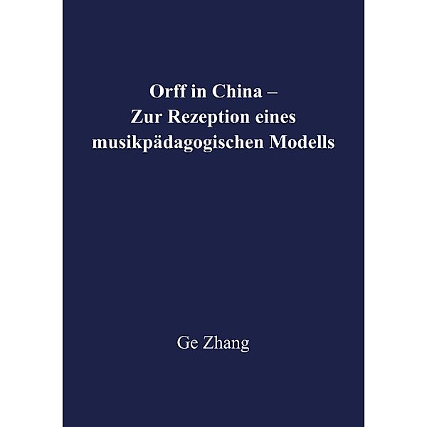 Orff in China, Ge Zhang