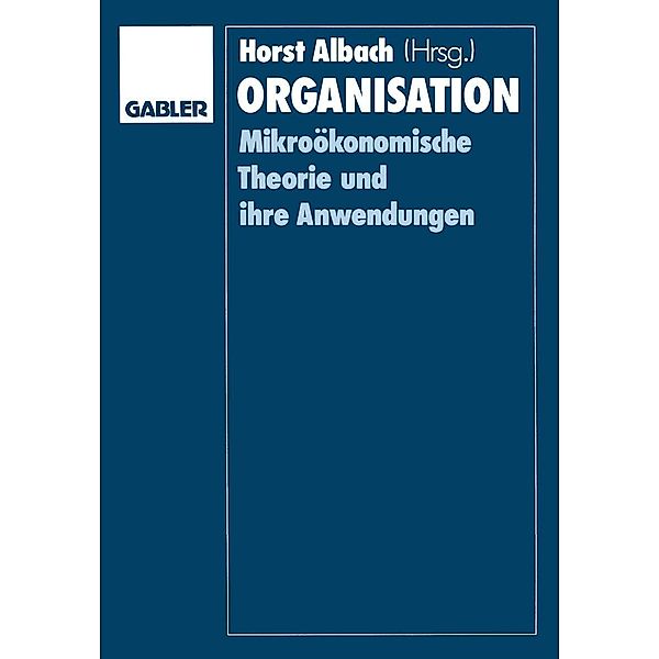 Organisation, Horst Albach