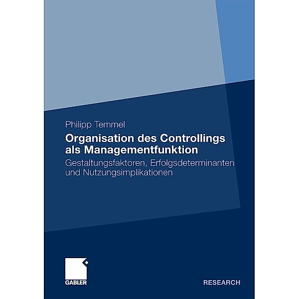 Organisation des Controllings als Managementfunktion, Philipp Temmel