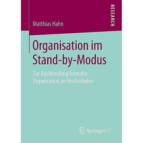 Organisation im Stand-by-Modus, Matthias Hahn
