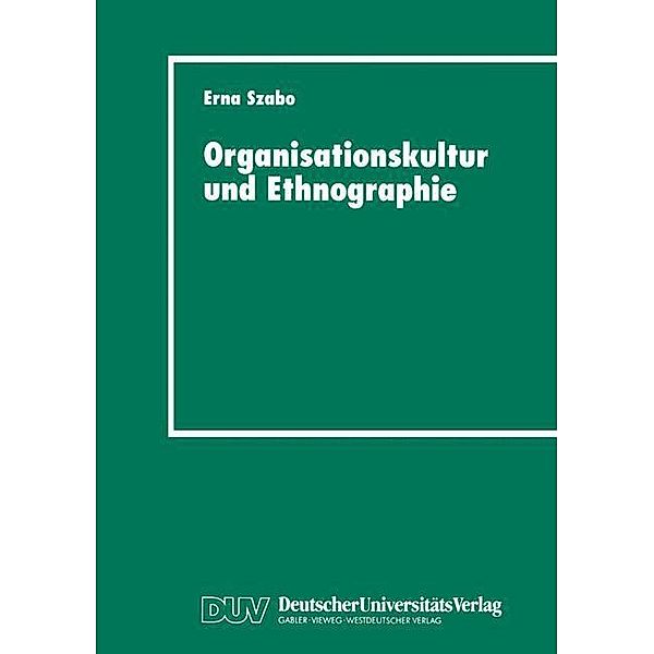 Organisationskultur und Ethnographie, Erna Szabo