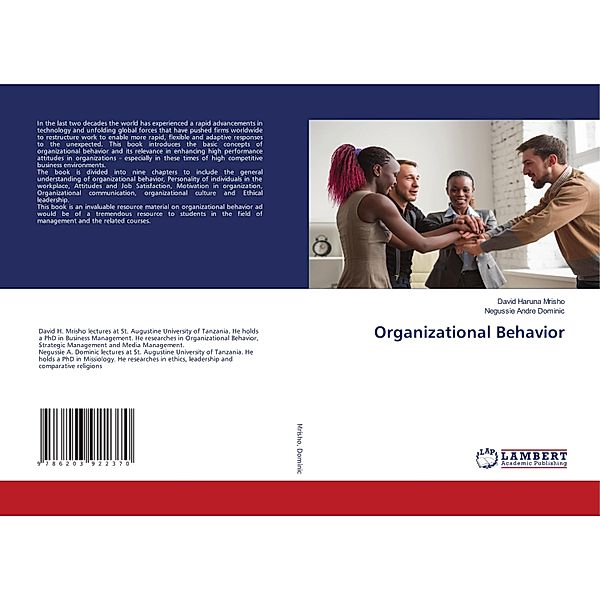 Organizational Behavior, David Haruna Mrisho, Negussie Andre Dominic