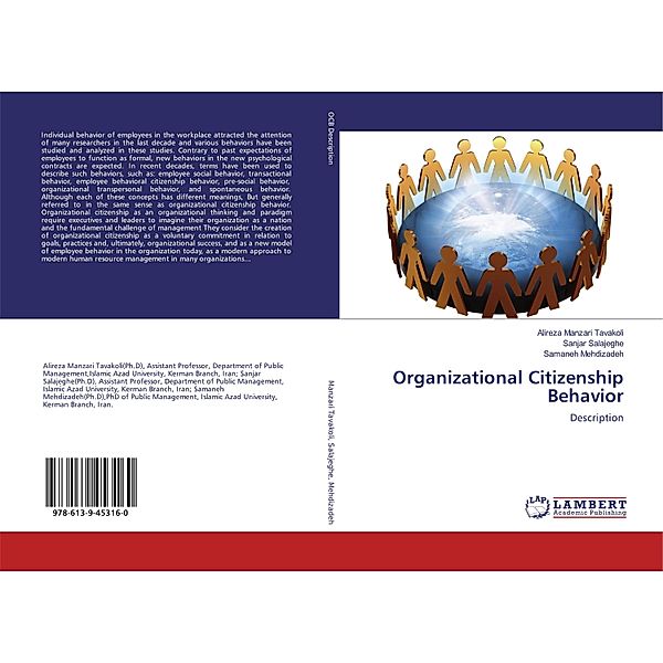 Organizational Citizenship Behavior, Alireza Manzari Tavakoli, Sanjar Salajeghe, Samaneh Mehdizadeh