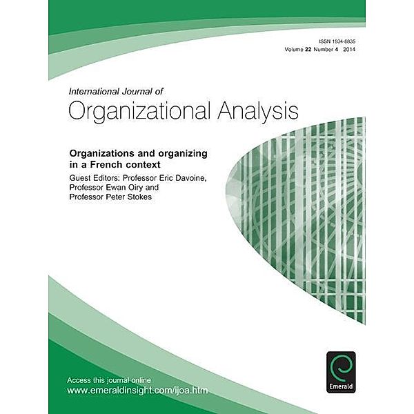 Organizations and Organizing in a French Context