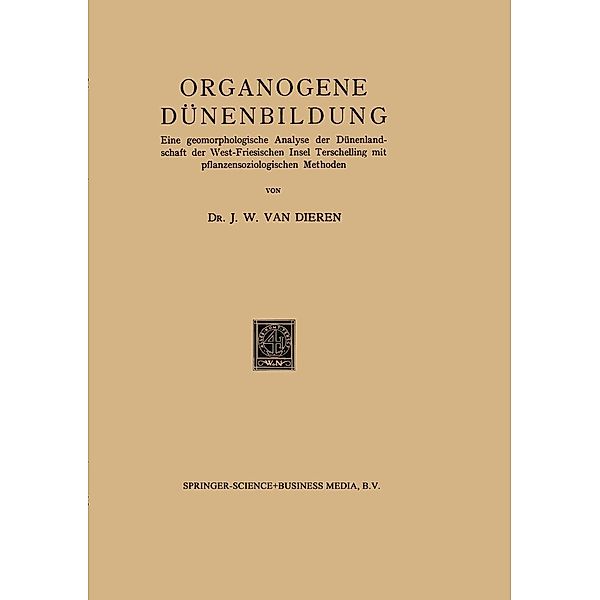 Organogene Dünenbildung, J. W. van Dieren