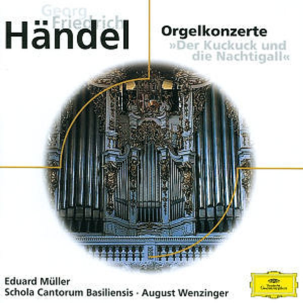 Orgelkonzerte von Händel, Eduard Müller, August Wenzinger, Scb