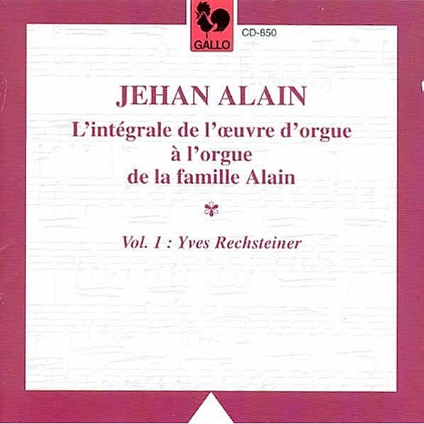 Orgelmusik Vol.1, Yves Rechsteiner
