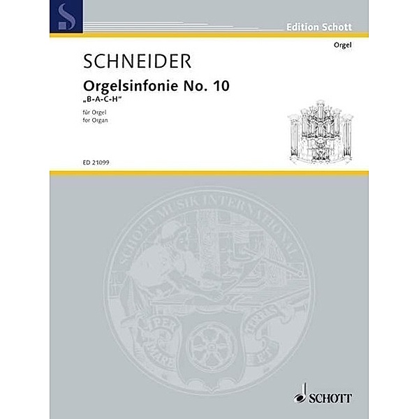 Orgelsinfonie No.10 B-A-C-H, für Orgel, Orgelsinfonie No. 10