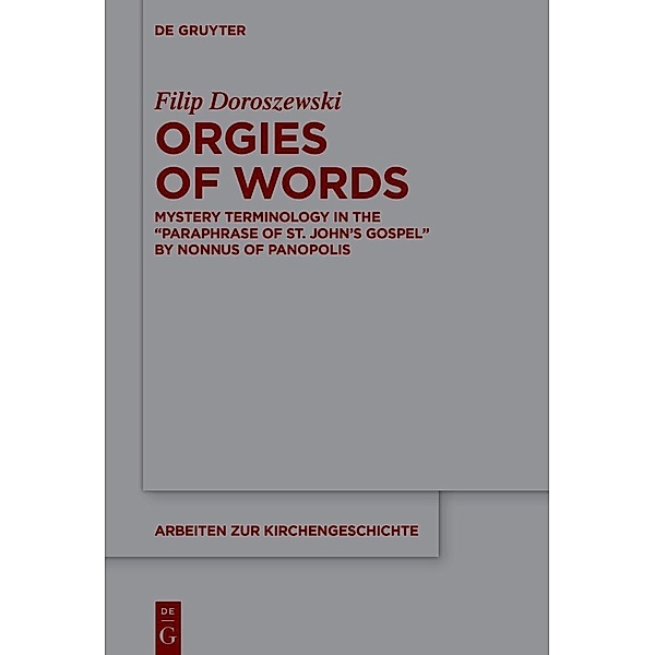 Orgies of Words, Filip Doroszewski