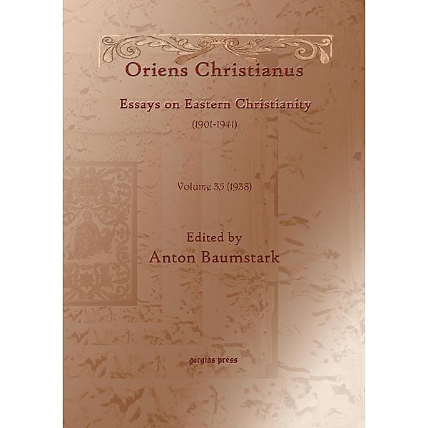 Oriens Christianus (1901-1941)