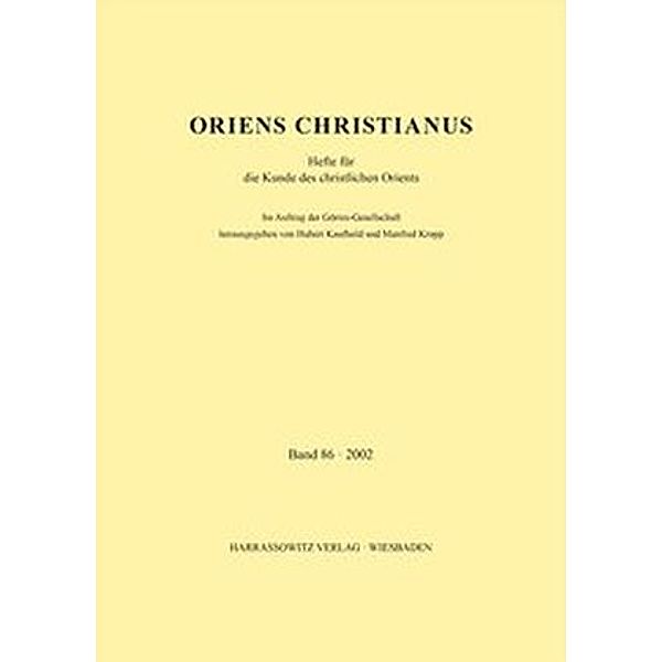 Oriens Christianus 86 (2002)