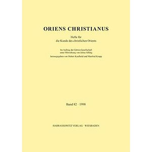 Oriens Christianus 88 (2004)