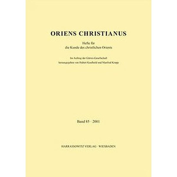 Oriens Christianus 92 (2008)