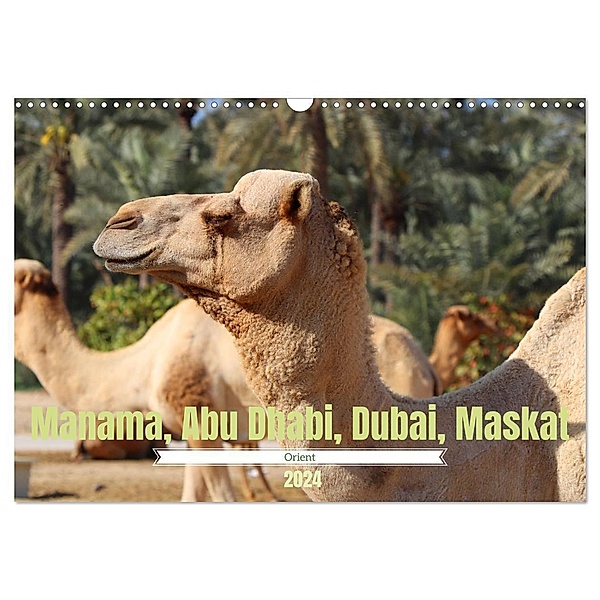 Orient - Manama, Abu Dhabi, Dubai, Maskat (Wandkalender 2024 DIN A3 quer), CALVENDO Monatskalender, Denise Graupner