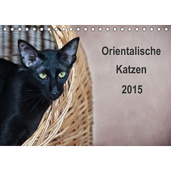 Orientalische Katzen (Tischkalender 2015 DIN A5 quer), Heidi Bollich