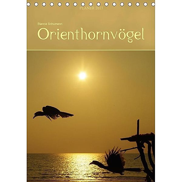 Orienthornvögel / Planer (Tischkalender 2017 DIN A5 hoch), Bianca Schumann