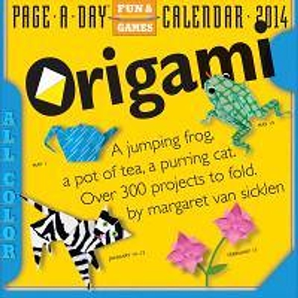 Origami 2014 Page-A-Day Calendar, Margaret Van Sicklen