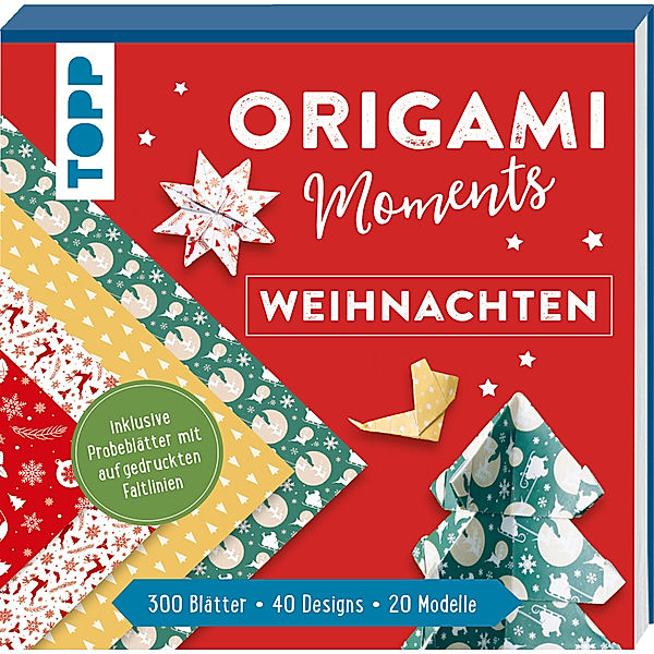 Origami Moments - Weihnachten. Der perfekte Faltspass für Winter & Weihnachten, frechverlag